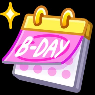 Gold Pink — Desk Calendars Telegram gift model