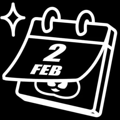 Groundhog Day — Desk Calendars Telegram gift model