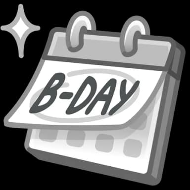 Monochrome — Desk Calendars Telegram gift model