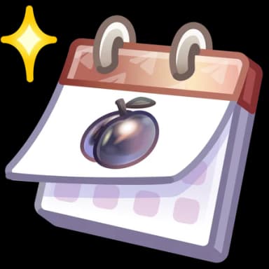 Peach Week — Desk Calendars Telegram gift model