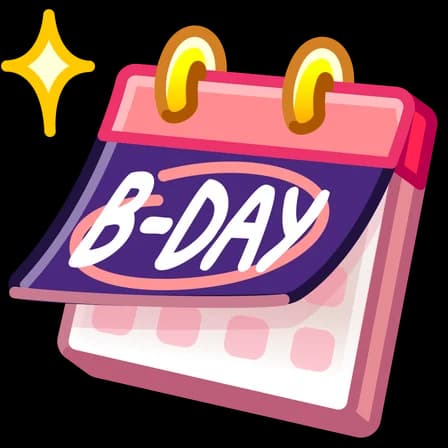 Plum Peach — Desk Calendars Telegram gift model