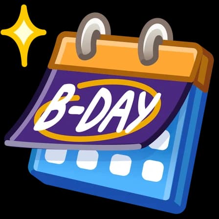 Purple Front — Desk Calendars Telegram gift model