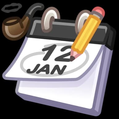 Sherlock — Desk Calendars Telegram gift model