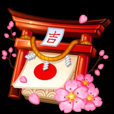 Shinto Shrine — Desk Calendars Telegram gift model