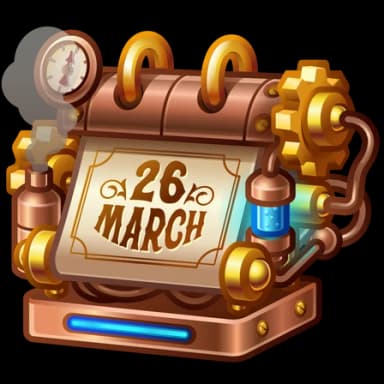 Steampunk — Desk Calendars Telegram gift model