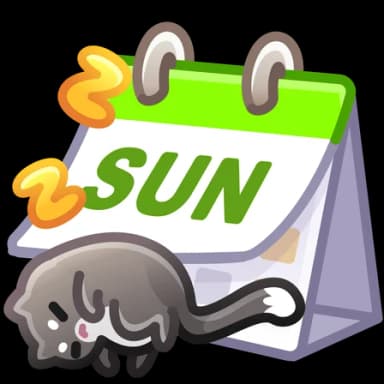 Sunday — Desk Calendars Telegram gift model