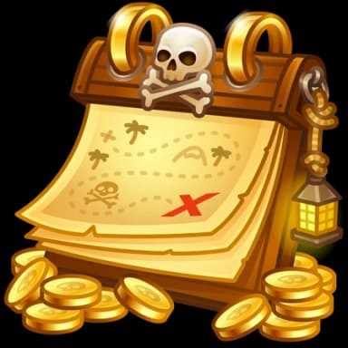 Treasure Map — Desk Calendars Telegram gift model