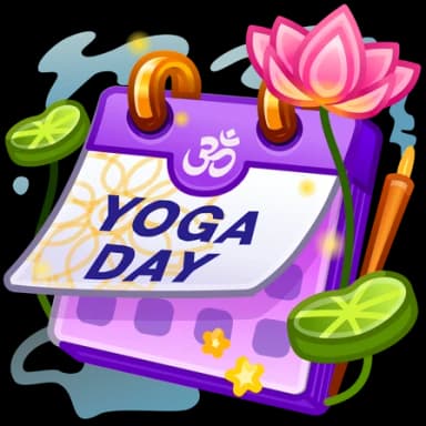 Yoga Time — Desk Calendars Telegram gift model