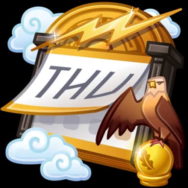 Zeus — Desk Calendars Telegram gift model