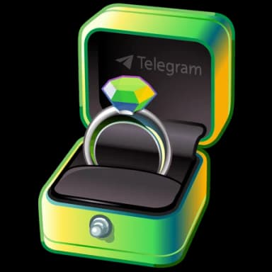 Acid Green — Diamond Rings Telegram gift model