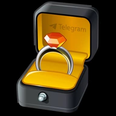 Black Amber — Diamond Rings Telegram gift model