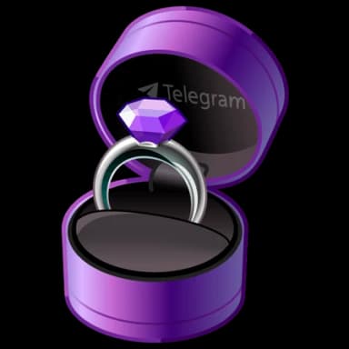 Black Velvet — Diamond Rings Telegram gift model
