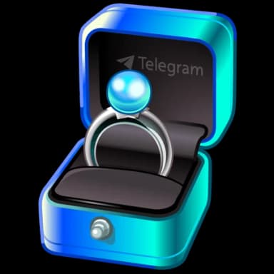 Blue Pearl — Diamond Rings Telegram gift model