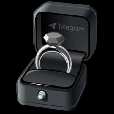 Obsidian — Diamond Rings Telegram gift model
