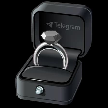 Obsidian — Diamond Rings Telegram gift model