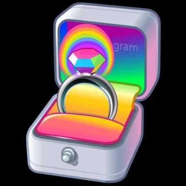 Rainbow — Diamond Rings Telegram gift model