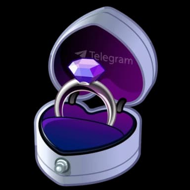 Royal Purple — Diamond Rings Telegram gift model