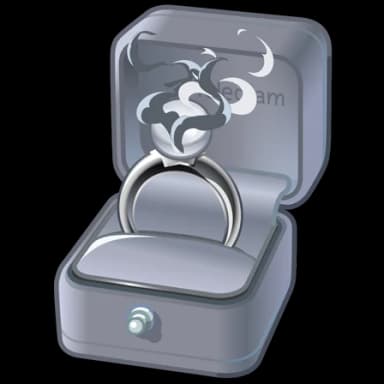 Silver Smoke — Diamond Rings Telegram gift model