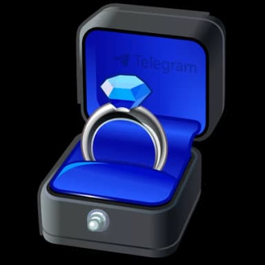 Ultramarine — Diamond Rings Telegram gift model
