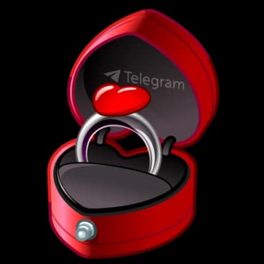 Valentine — Diamond Rings Telegram gift model