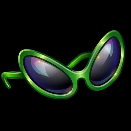 Aliens — Durov’s Glasses Telegram gift model
