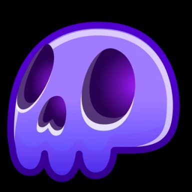 Indigo Husk — Electric Skulls Telegram gift model