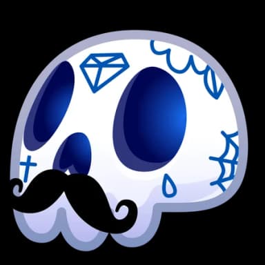 Ink Skull — Electric Skulls Telegram gift model