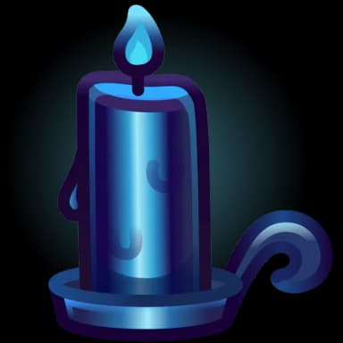 Blue Steel — Eternal Candles Telegram gift model
