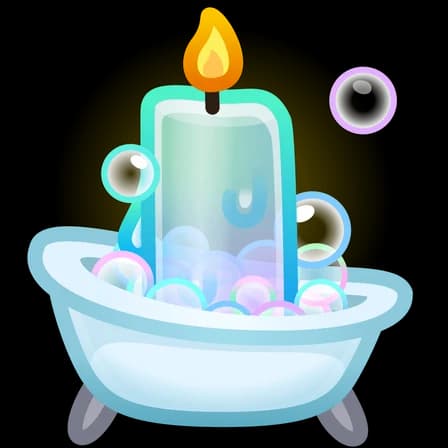 Bubble Bath — Eternal Candles Telegram gift model