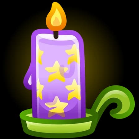 Gold Stars — Eternal Candles Telegram gift model