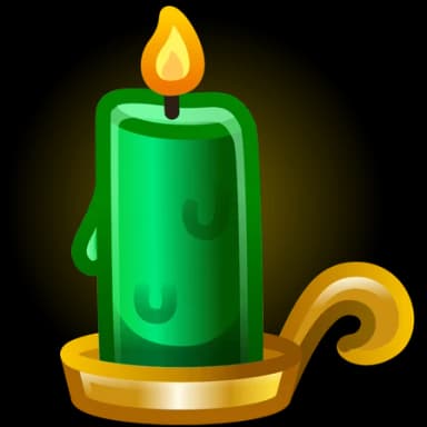 Hot Emerald — Eternal Candles Telegram gift model