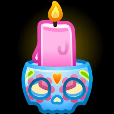Sugar Skull — Eternal Candles Telegram gift model