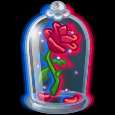 3D Glow — Eternal Roses Telegram gift model