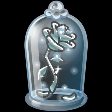 Silver Flower — Eternal Roses Telegram gift model
