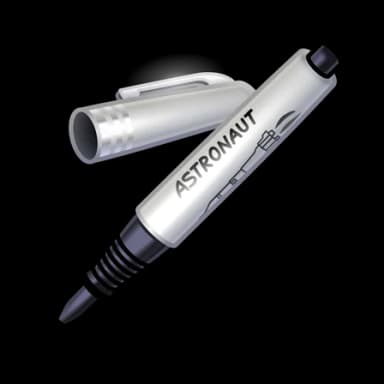 Astronaut — Fine Pens Telegram gift model
