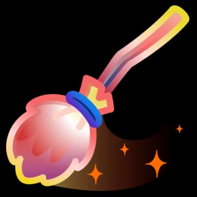 Rosy Rocket — Flying Brooms Telegram gift model