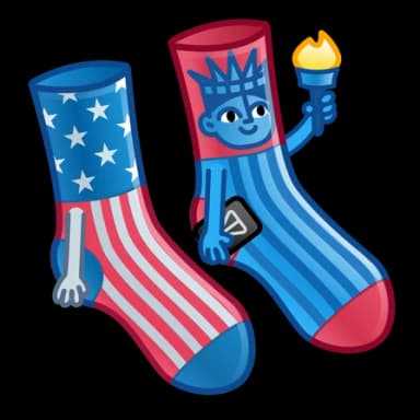 Patriot — Fresh Socks Telegram gift model