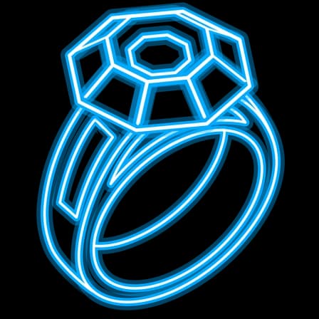Neon Signet — Gem Signets Telegram gift model