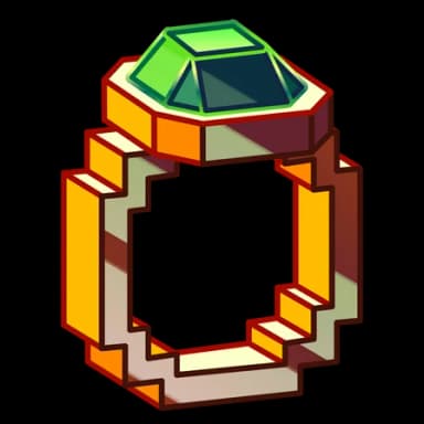 Pixel Emerald — Gem Signets Telegram gift model