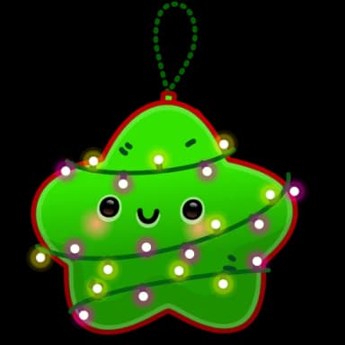 Christmas — Hanging Stars Telegram gift model
