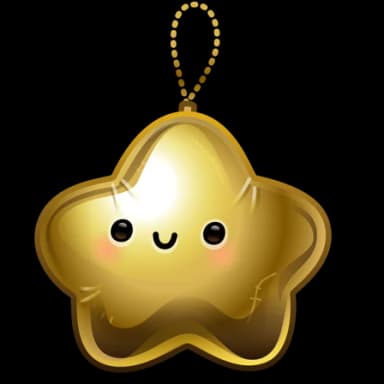 Gold Star — Hanging Stars Telegram gift model