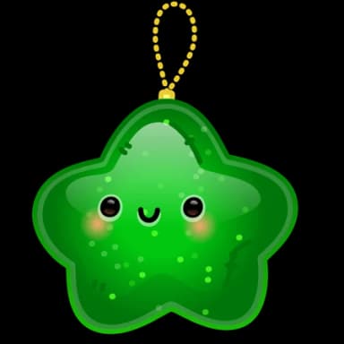 Greench — Hanging Stars Telegram gift model