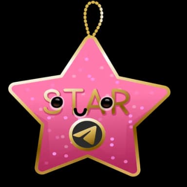 Hollywood — Hanging Stars Telegram gift model