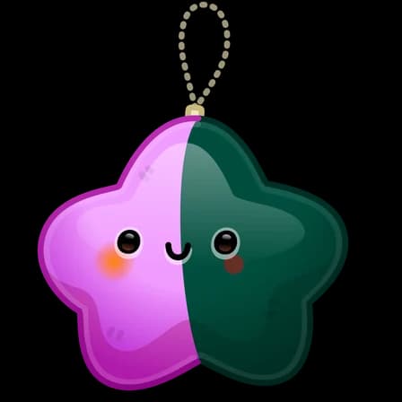 Lilac Split — Hanging Stars Telegram gift model