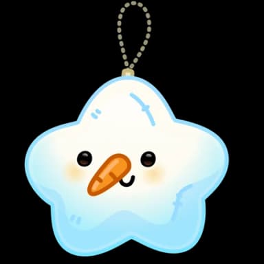 Snowman — Hanging Stars Telegram gift model