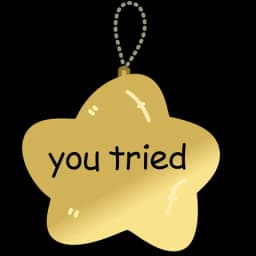 You Tried...
