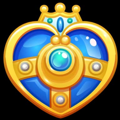 Azure Gem — Heart Lockets Telegram gift model