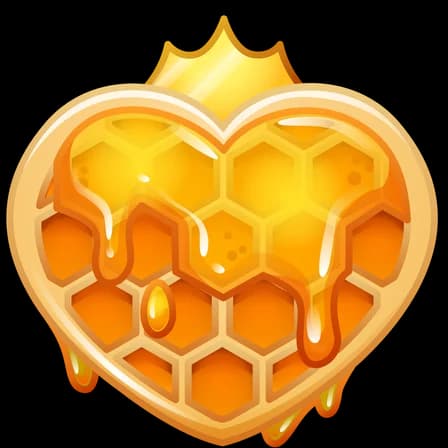 Queen Bee — Heart Lockets Telegram gift model