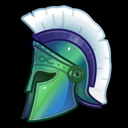 Mythic Green — Heroic Helmets Telegram gift model
