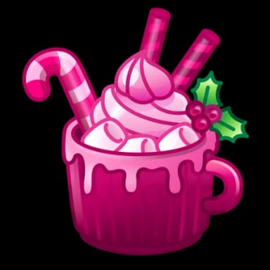 Hot Fuchsia — Holiday Drinks Telegram gift model
